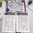  With Tag Die  Sentiment Stamp Banner paper 82 Sentiments Stripe Clear Stamps