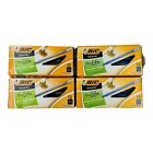 48 Pens Bic Round Stic Medium Point Ballpoint Pen- 24 Blue Ink  24 Black Ink