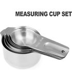 13-piece Measuring Cups And Spoons Set  18 8 Stainless Steel Heavy Duty - Silver