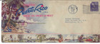 Vtg 1940 Puerto Rico Dept Tourism Letter  envelope W graphics  Brochure 1930 Map
