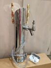 Olmsted Angled Top Single Tap Faucet Stainless Steel Beer Keg Tap Tower   New 