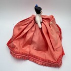 Vintage Porcelain Pin Cushion Half Doll  W  Skirt