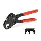 Pex Pipe Crimping Tool - 3 4  Angle Head Crimper For Copper Rings  Tight Spaces