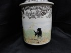 Spode Woodland Hunting Dogs  New Dog Treat Canister  7 1 2  X 4 3 4   Box