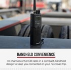 Cobra Electronics Hh50wxst Portable 40 Channel Cb Radio Noaa Weather Alerts
