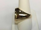 Liberty Coin Without Stone Ring 14k Yellow Gold Plated 925 Silver Unisex Ring