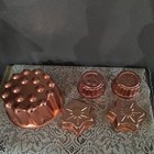 Vintage Copper-tone Aluminum Jello Molds  - Set Of 5 