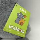 Ugly Dolls 11    Plush Babo Gray Yellow Eyes  Original Tags 2002 Pretty Ugly