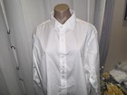 Polo Ralph Lauren Button Down Shirt Mens 18 34-35 White Slim Fit Pony Preppy New