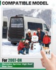 Insulated Rear Door Chill Curtain Fit Mercedes Sprinter 2007-on Highroof Thermal