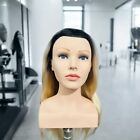 24   Training Mannequin Head With 100  Real Human Hair  Cosmetology Practice 