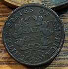 1804 C-6 Spiked Chin Half Cent Nice Original Choice Vf Terminal Die State Chrc
