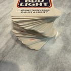 Bud Light Beer Coasters Lot Of 77 Nos Vintage Barware Advertising Square