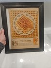 Vintage Aunt J-emima Magazine Advertising Framed Holiday Waffles