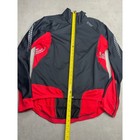 Gore Bike Wear Windstopper Cycling Jacket Mens Xl Black Red Full Zip Reflective