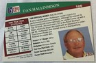 Hand Signed Autographed Pga Golf Card   Dan Halldorson