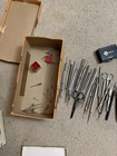Large Vintage Dental Tool Lot - Scissors Mirrors Discs Extractors Tweezers Etc