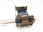 Vintage Japan N-1929 Tin Litho Blue White Hard Top Sedan Friction Toy Car