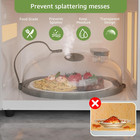 Microwave Splatter Cover With Water Steamer For Food - 10 Inch Steam Microwave S
