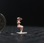 Painted 1 64 Sitting Miniature Figure Diorama For Sand Scene Decor Car Model Toy