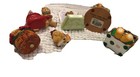 Lot Of  Vintage Collectible Mini Ceramic Bears   russ  Cherished  Enesco