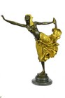 Art Nouveau Signed Gypsy Dancer Figurine Figure Bronze Sculpture Statue Gift Lrg