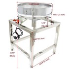 Stainless Vibration Sieve Machine 40 100 200 Mesh Shaker Food industry Processin