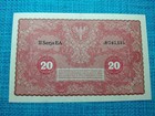 Poland  20 Marek 1919 P-26b P-26b 2 Serial  s Curved Banknotes 031126-5