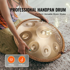 Handpan Drum 22 In 9 Notes D Minor Steel Hand Drum With Mallets For Adult Gift