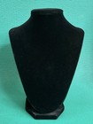 Black Velvet Necklace Display  Mannequin Neck Bust Standing  Lot Of 3