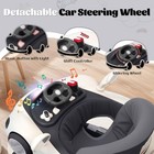 5 In 1 Foldable Baby Walker For Infant Boys Girls  Height Adjustable music-light
