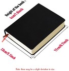 Thick Leather Journal Notebook Hardcover Retro Lined Writing Diary
