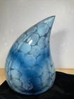 Cremation Urn For Human Ashes  Teardrop Shape  Personalized Engraving Included 