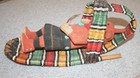 Vintage Hopi Wicker Cradle Basket With Mudhead  koyemsi  Figure     Mixed Material