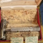 Gillette Vintage Metal Safety Razor In Case W  Blade Packs Made In Usa