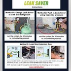 Direct Inject Uv - Refrigerant Leak Sealer With Added Uv Dye To Detect Large    