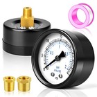  2  Dial Face 1 8 npt Well Pump Pressure Gauge With 0-30psi 1 8 npt Back Mount