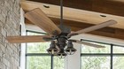 52  Rustic Cabin Ceiling Fan W Lights Mission Style Aged Bronze Barnwood Finish