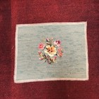 Vintage Older Fine Handmade Completed Stitched Needlepoint Unframed 16  X 12    