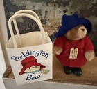 Vintage 1987 Eden Toys Mini Paddington Bear In Bag Store Advertsing Rare Promo