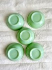 Vintage Fire-king Jadeite Restaurant Ware 4 7 8    Chili Soup Bowls     Set Of 5