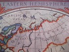 Original 1928 Nc Wyeth Eastern Hemisphere Discovery Map Explorers Routes Mural