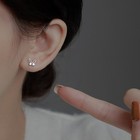 925 Silver Plated Small Butterfly Ear Studs Women s Exquisite Earrings Gift