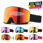 Professional Ski Goggles Winter Snow Anti Fog Dual Lens Uv Protection Men Women