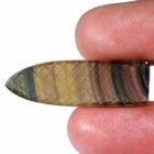 38 45 Cts 100  Natural Handmade Carved Fluorite Cabochon Untreated  Gems Xo16
