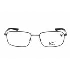 Nike Men s Eyeglasses Clear Lens Black Metal Rectangular Shape Frame 4294 071