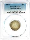 1875-p Twenty Cent Coin 20c - Pcgs Xf Details  ef  - Rare Date 1875 Coin 