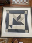 Vintage Quilt Square Block In Frame 22 X 22