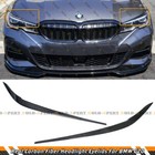 Real Carbon Fiber Headlight Cover Eyelid For 2019-22 Bmw 3 Series G20 330i M340i