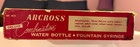 Vtg Arcross Af213 Deluxe Combination Water Bottle Fountain Douche Enema Syringe